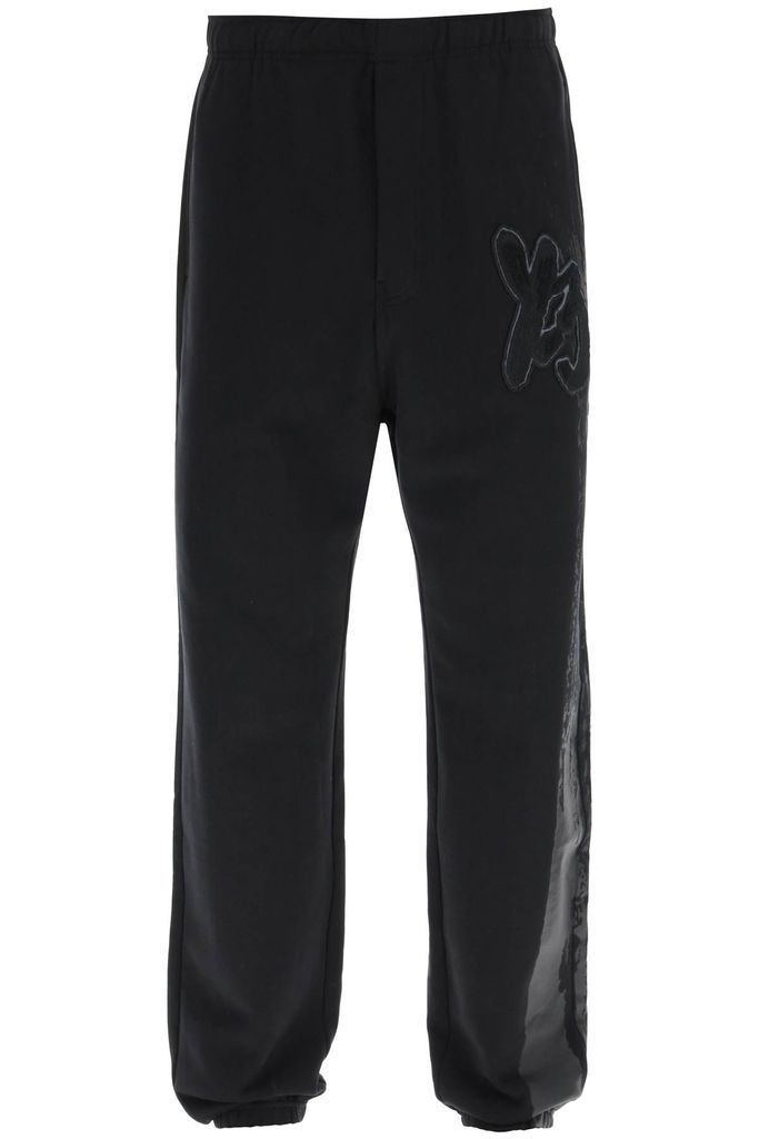 Jogger Pants With Coated Detail