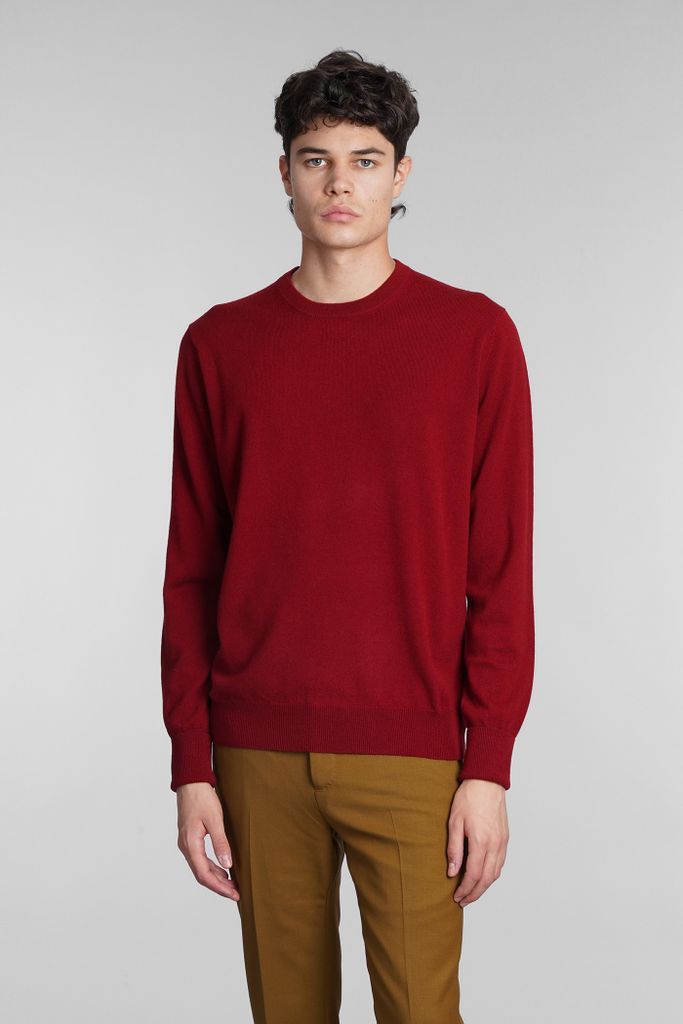 Knitwear In Red Cashmere