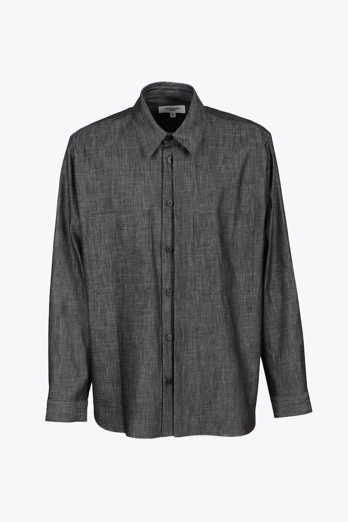 Layered Shirt Dark Grey Cotton Layered Shirt - Layered Shirt