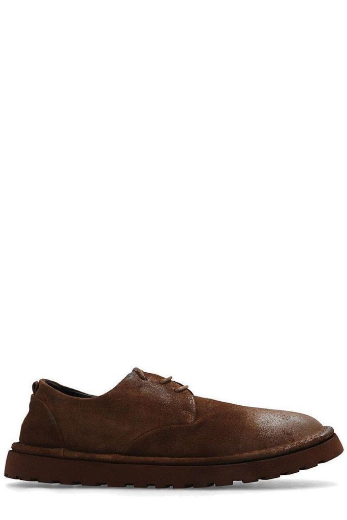 Lace-Up Round Toe Derby Shoes