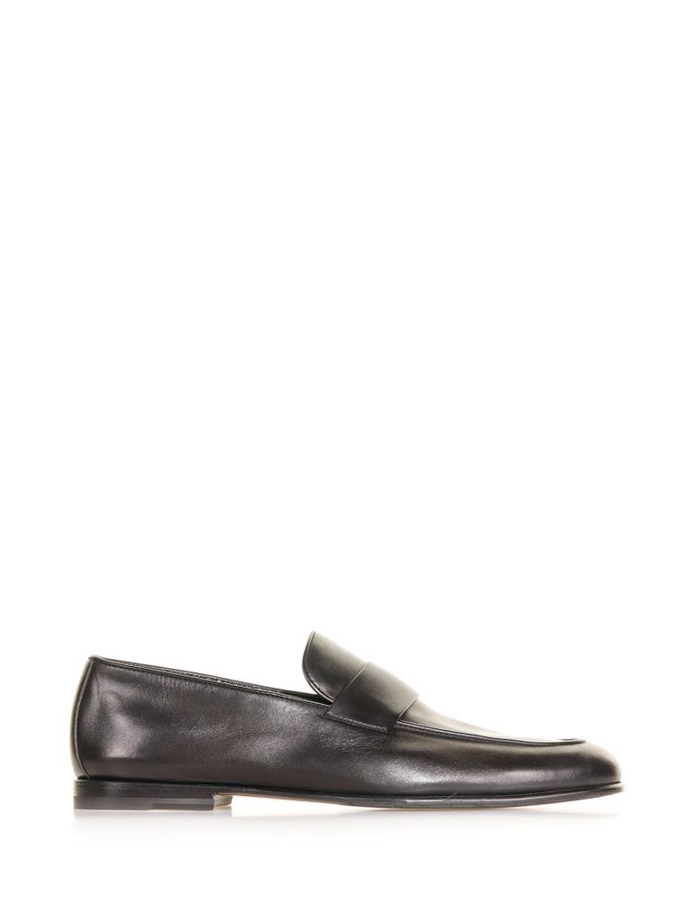 Leather Loafer With Band