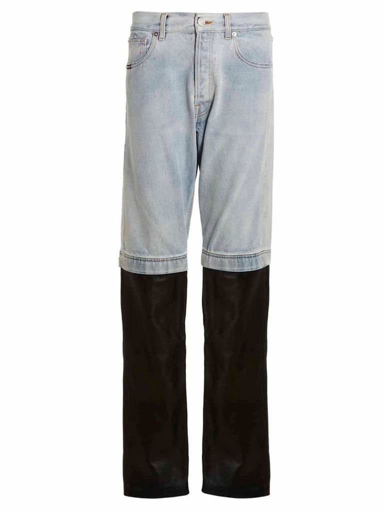 Leather/denim Jeans Trousers