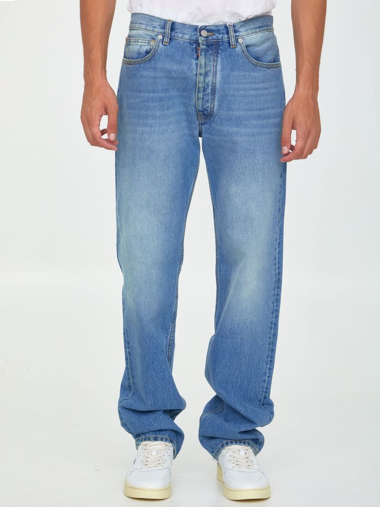 Light-Blue Denim Jeans