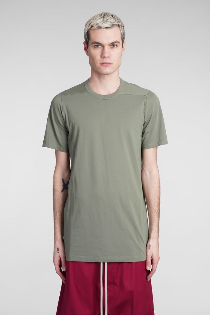 Level T T-Shirt In Green Cotton