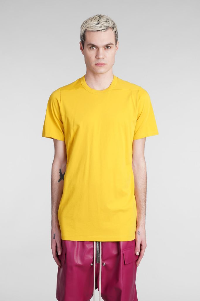 Level T T-Shirt In Yellow Cotton