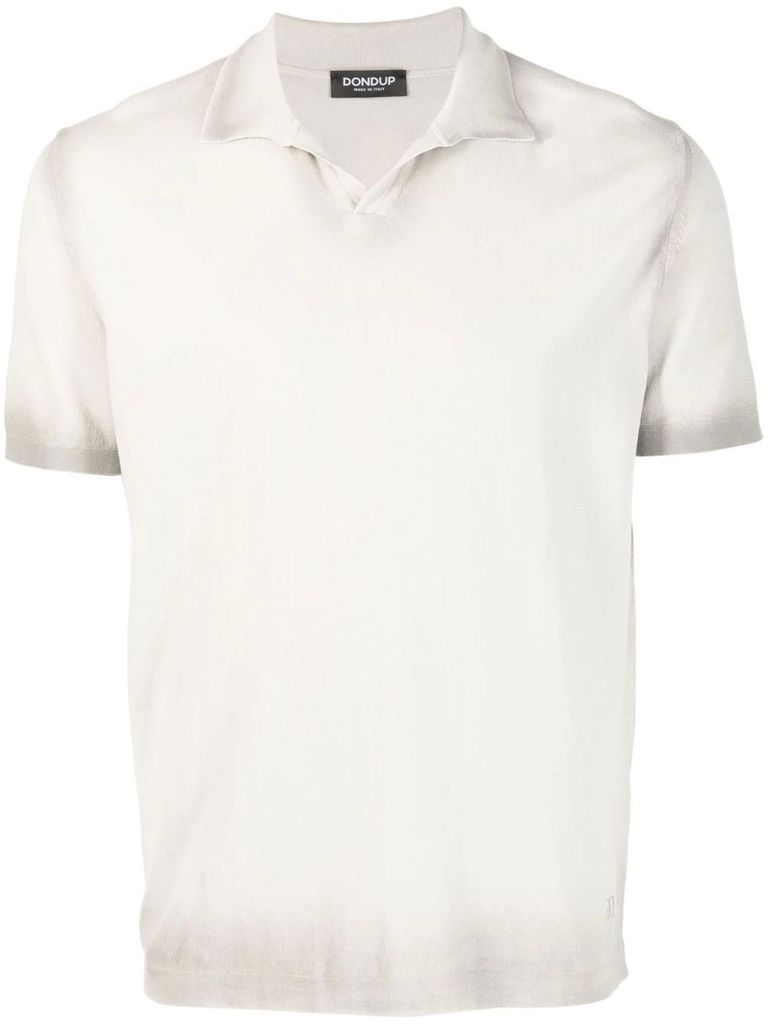 Light Grey Cotton Polo Shirt