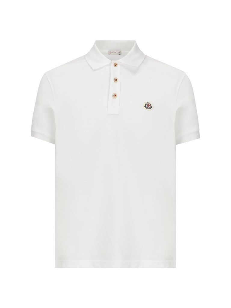 Logo Patch Short-Sleeved Polo Shirt