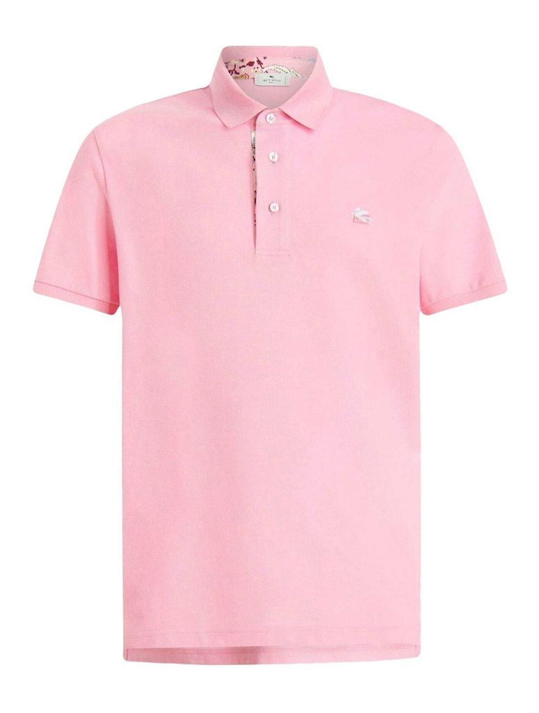 Logo Embroidered Short-Sleeved Polo Shirt