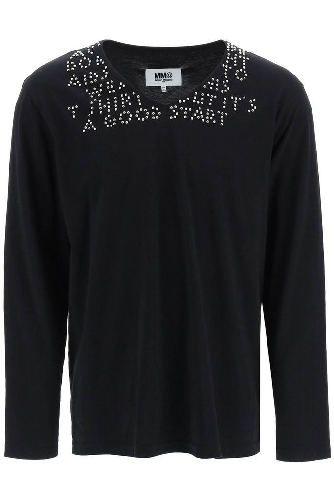 Long-Sleeve T-Shirt With Studs