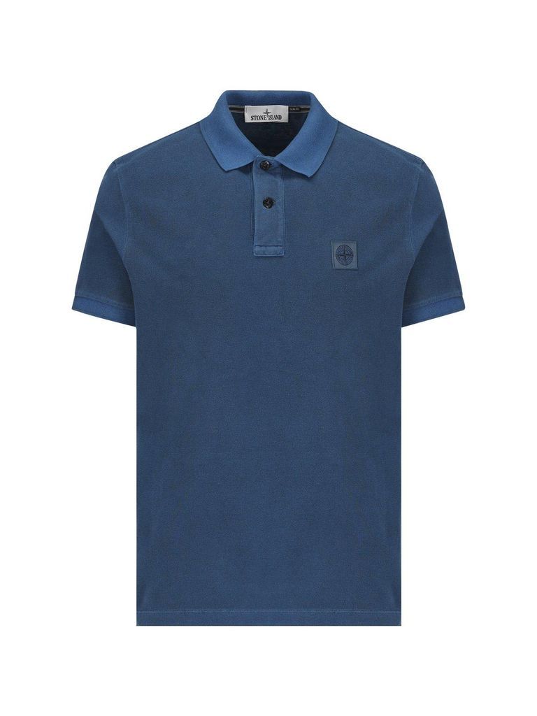 Logo-Patch Short-Sleeved Polo Shirt