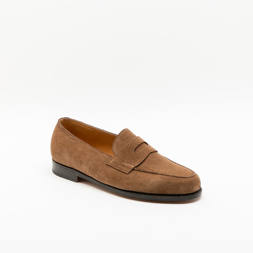 Lopez Saddle Suede Unlined Penny Loafer