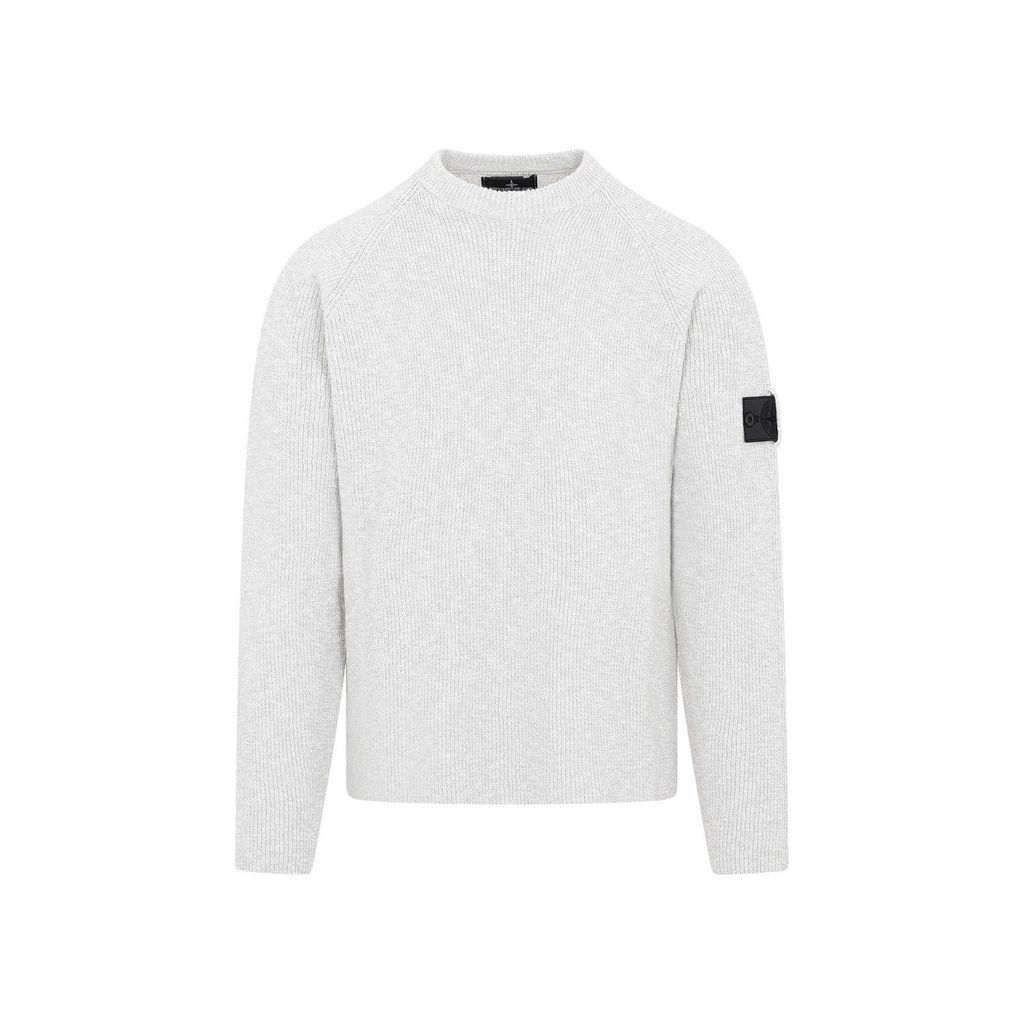 Logo-Patch Knitted Jumper