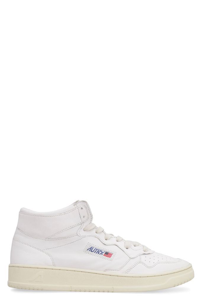Medalist Leather Mid-Top Sneakers