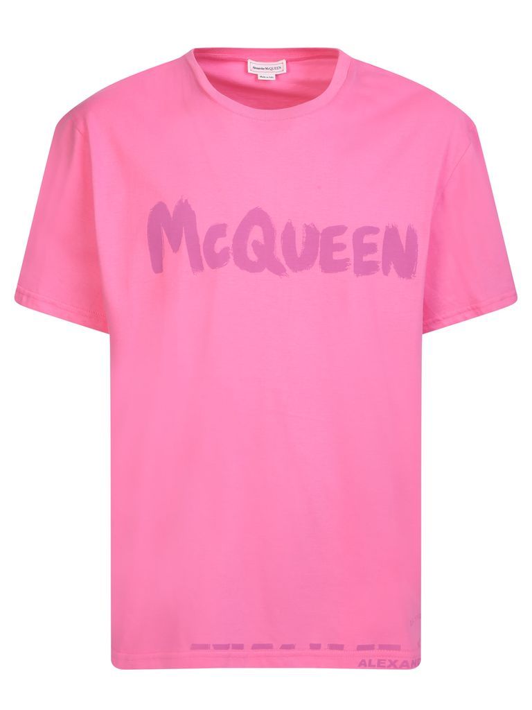 Mcqueen Graffiti T-Shirt Pink