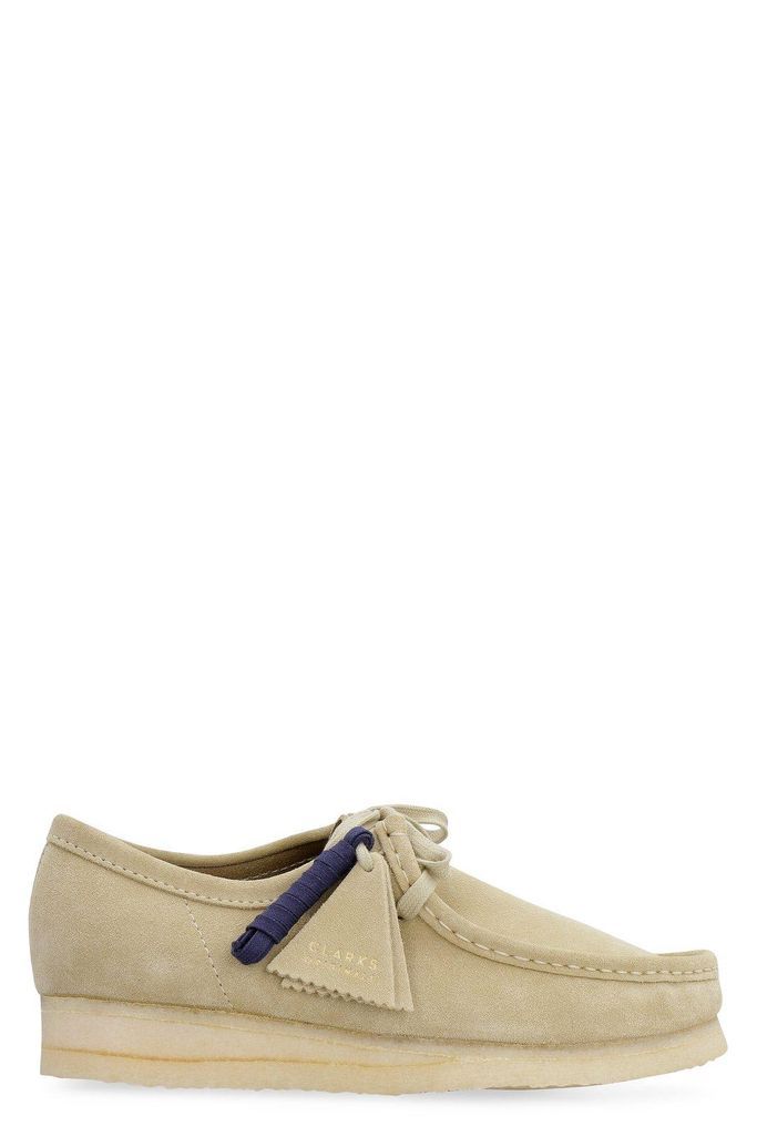 Maple Wallabee Square Toe Lace-Up Shoes