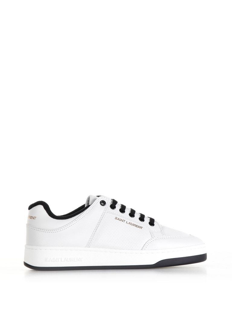 Low-Top Lace-Up Sneakers With Logo