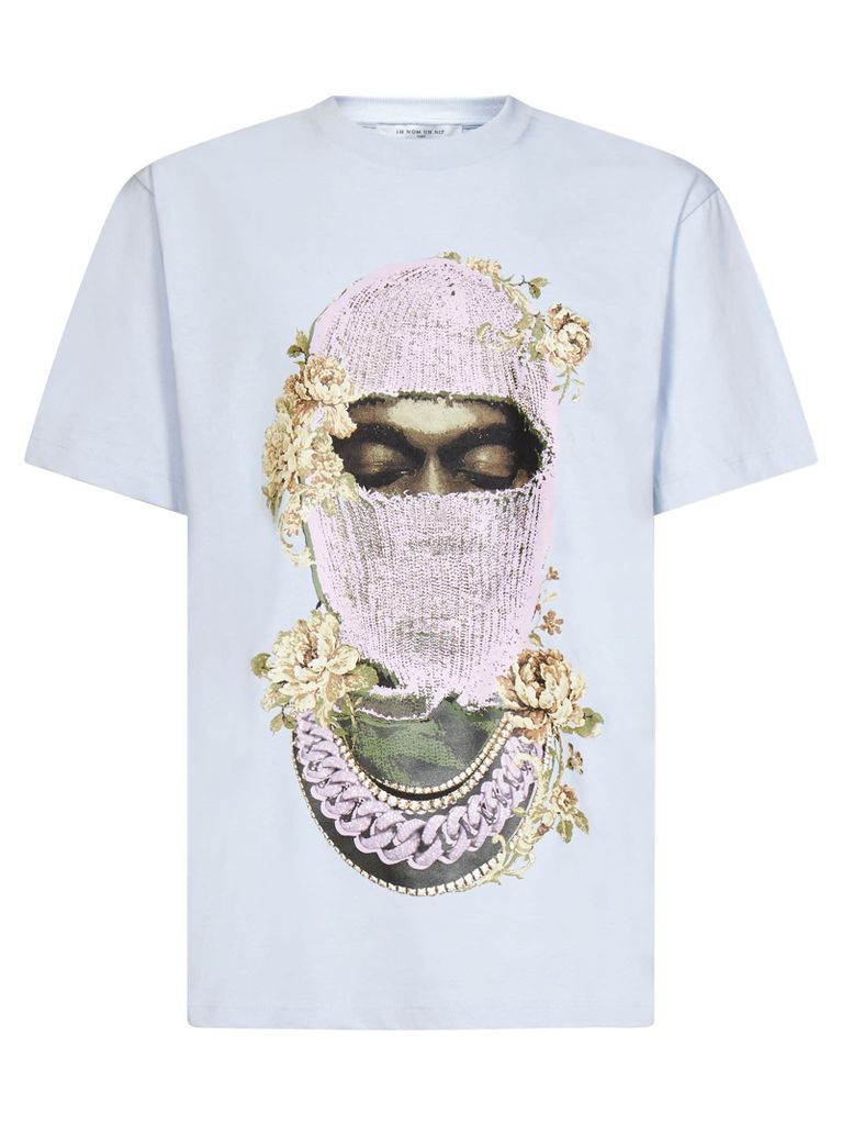 Mask Roses & Logo T-Shirt