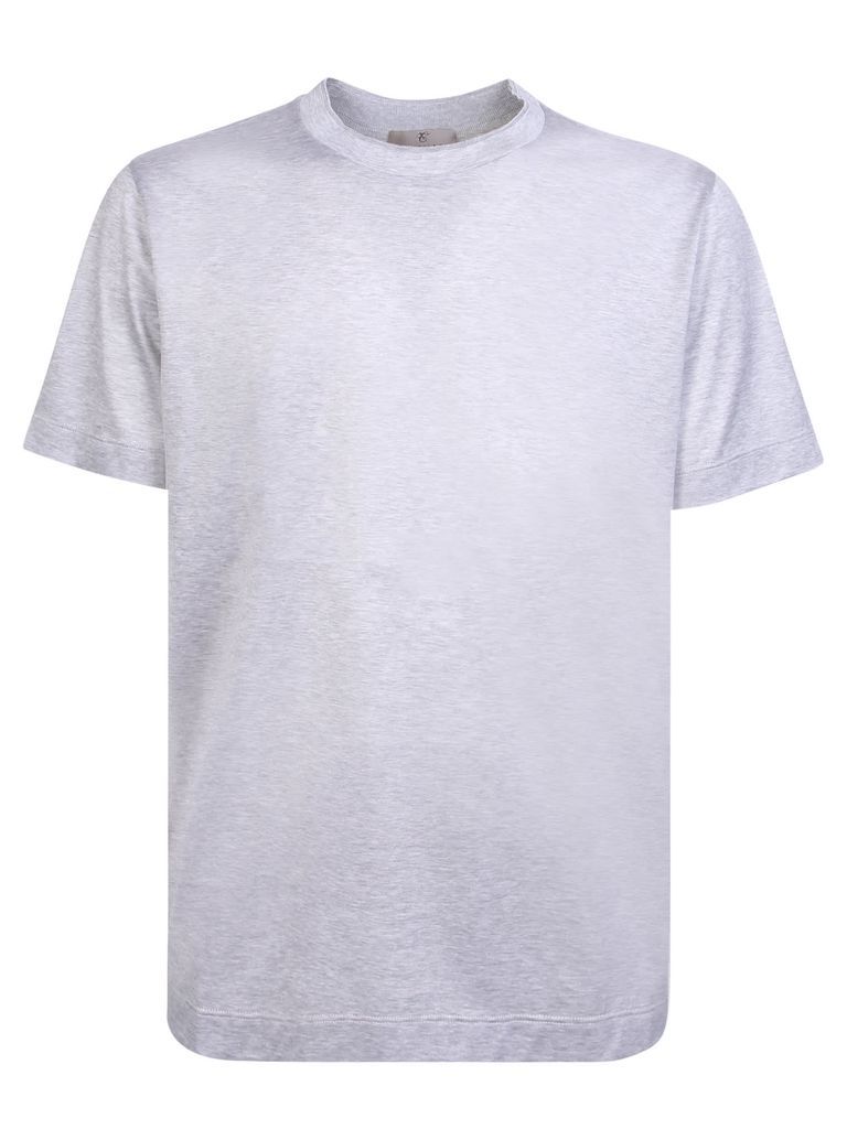 Melange Grey Cotton T-Shirt