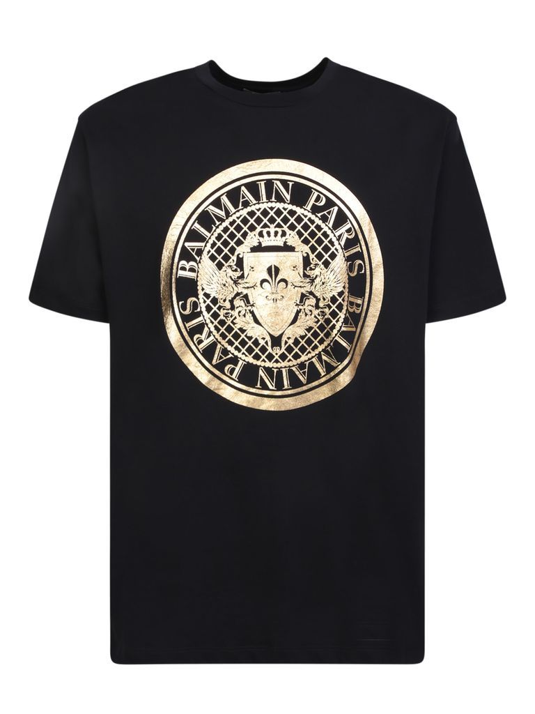 Metallised Coin Logo T-Shirt