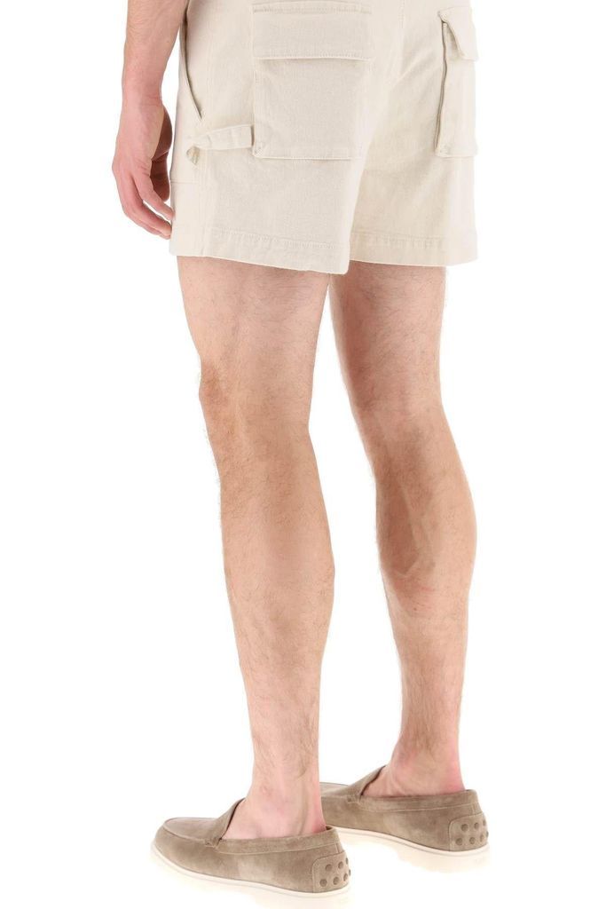 Multi-Pocket High-Waist Shorts