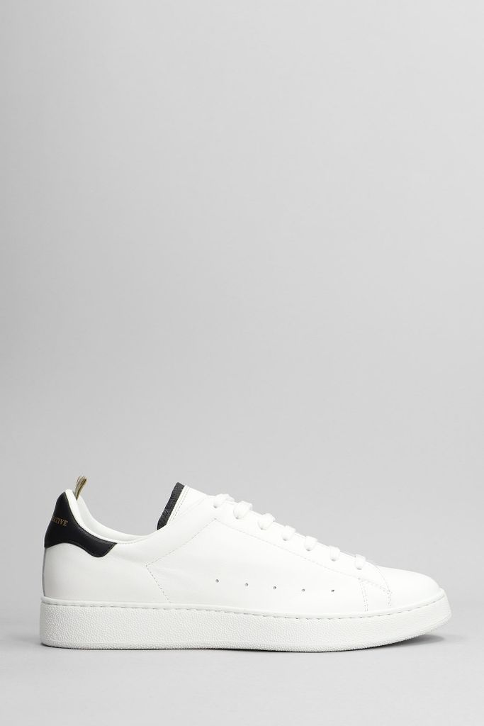 Monwer Sneakers In White Leather