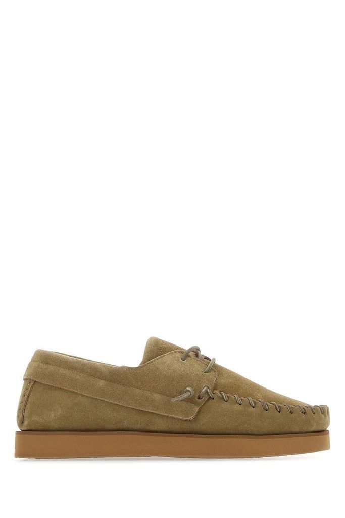 Mud Suede Lace-Up Shoes
