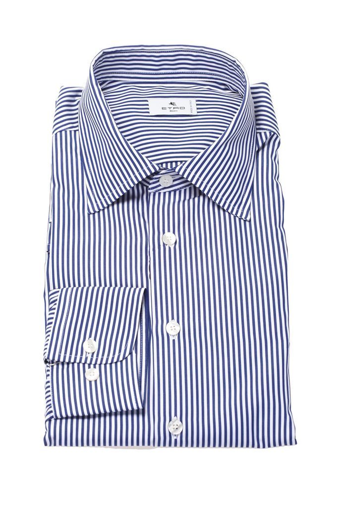 Narrow Striped Cotton Shirt