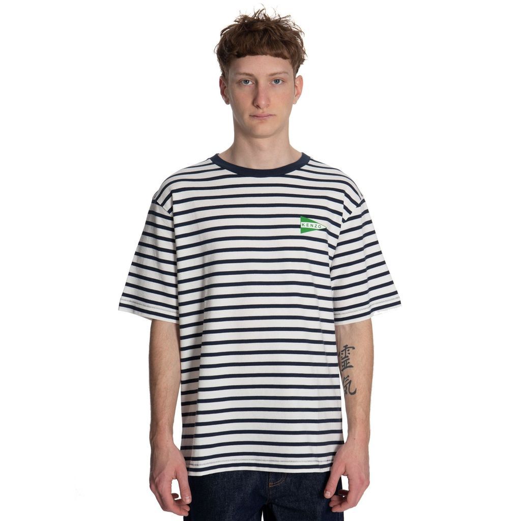 Nautical Striped Oversized T-Shirt