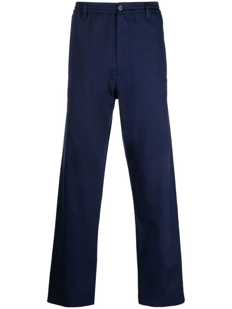 Navy Blue Cotton Trousers