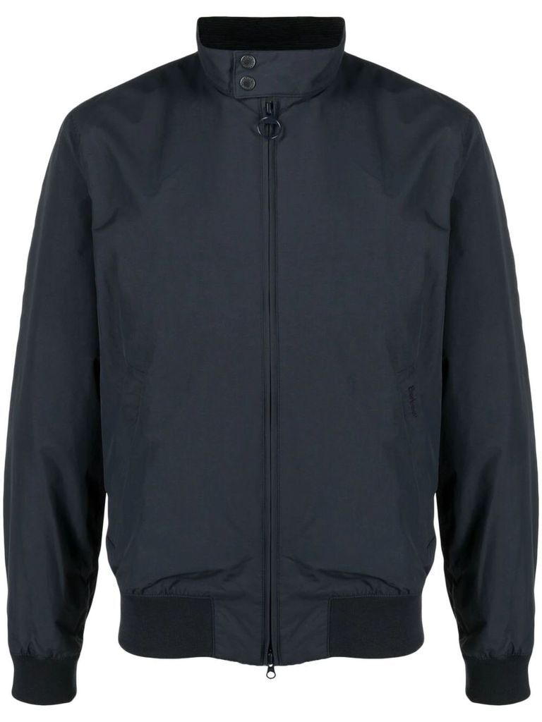 Navy Cotton Royston Bomber Jacket