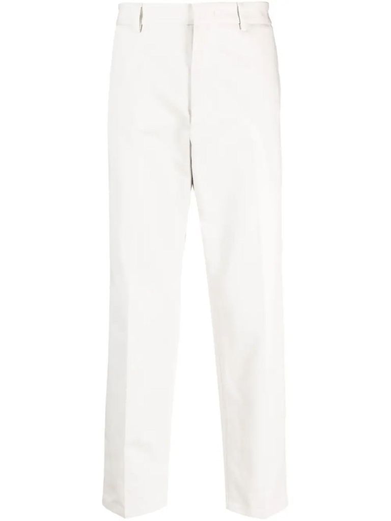 Off-White Cotton Chino Trousers