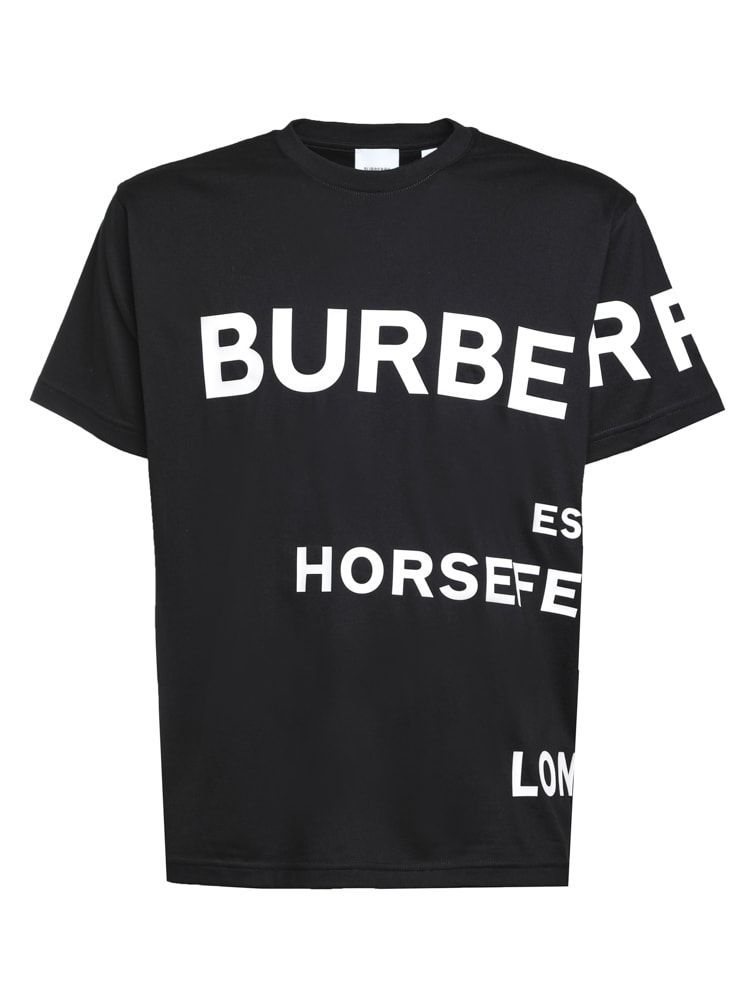 Oversized T-Shirt With Horseferry Print