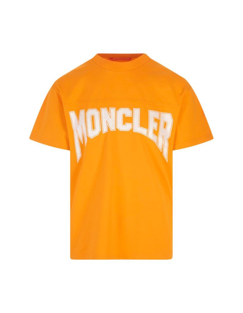 Orange T-Shirt With Ivory Lettering