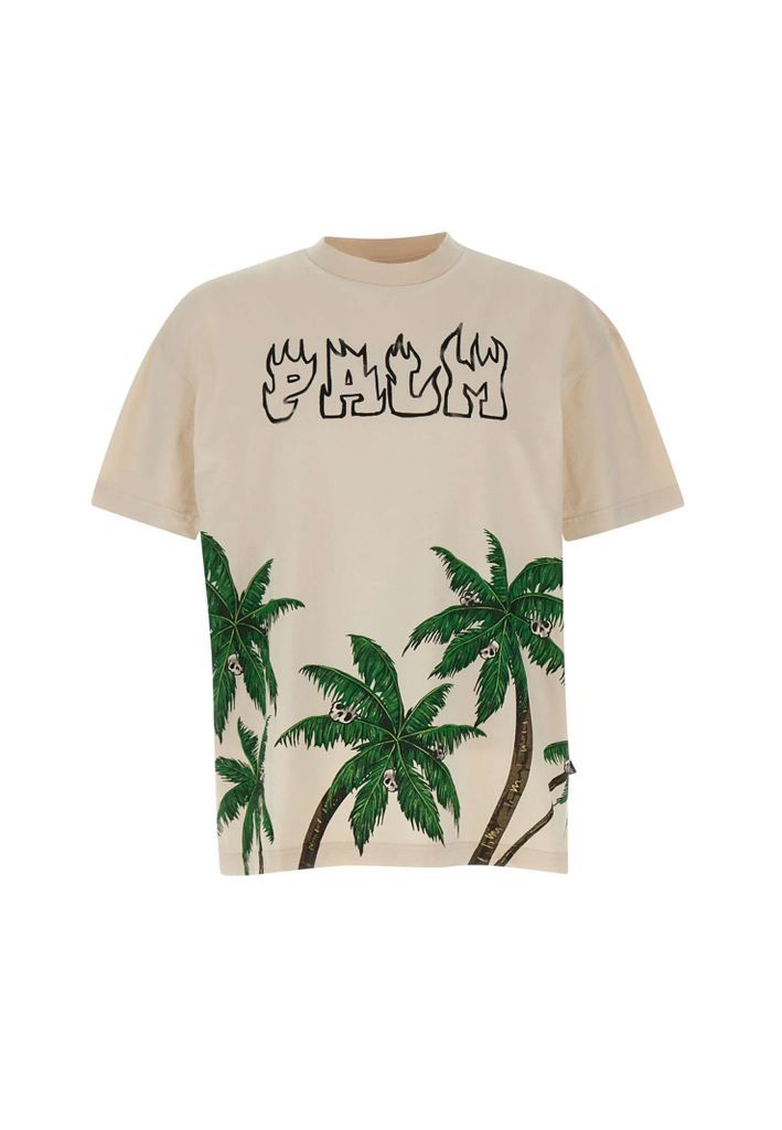 Palms & skull Vint Tee T-Shirt