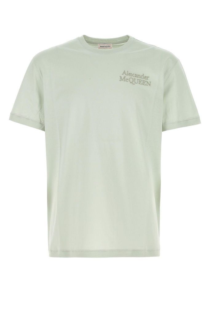 Pastel Green Cotton T-Shirt