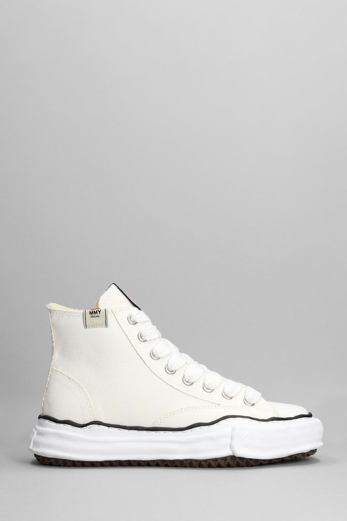 Peterson Sneakers In White Canvas