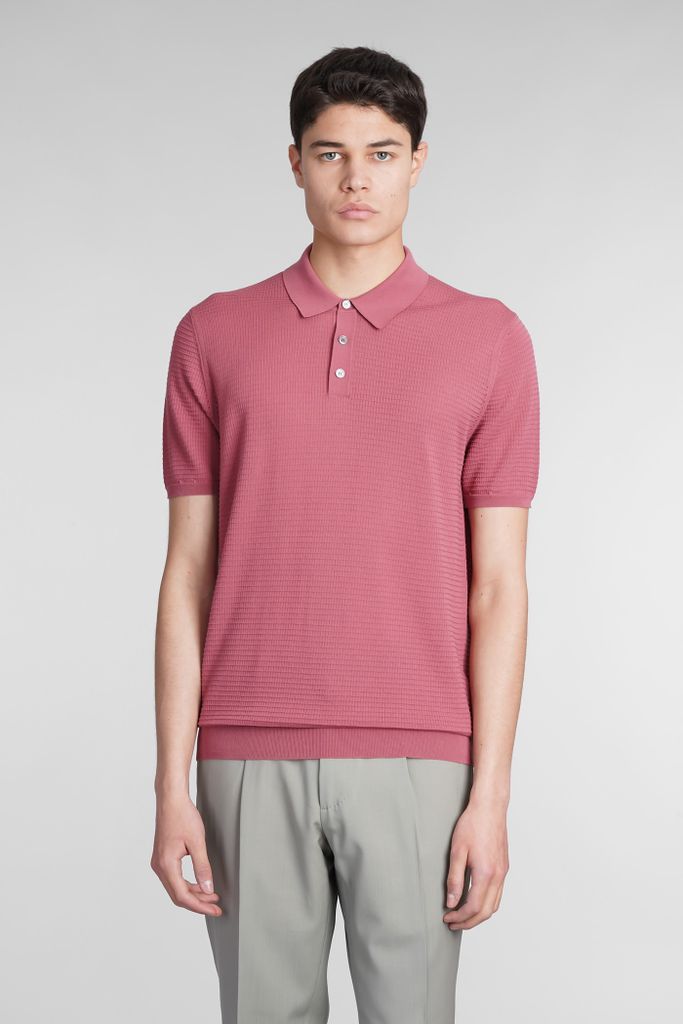 Polo In Rose-Pink Cotton