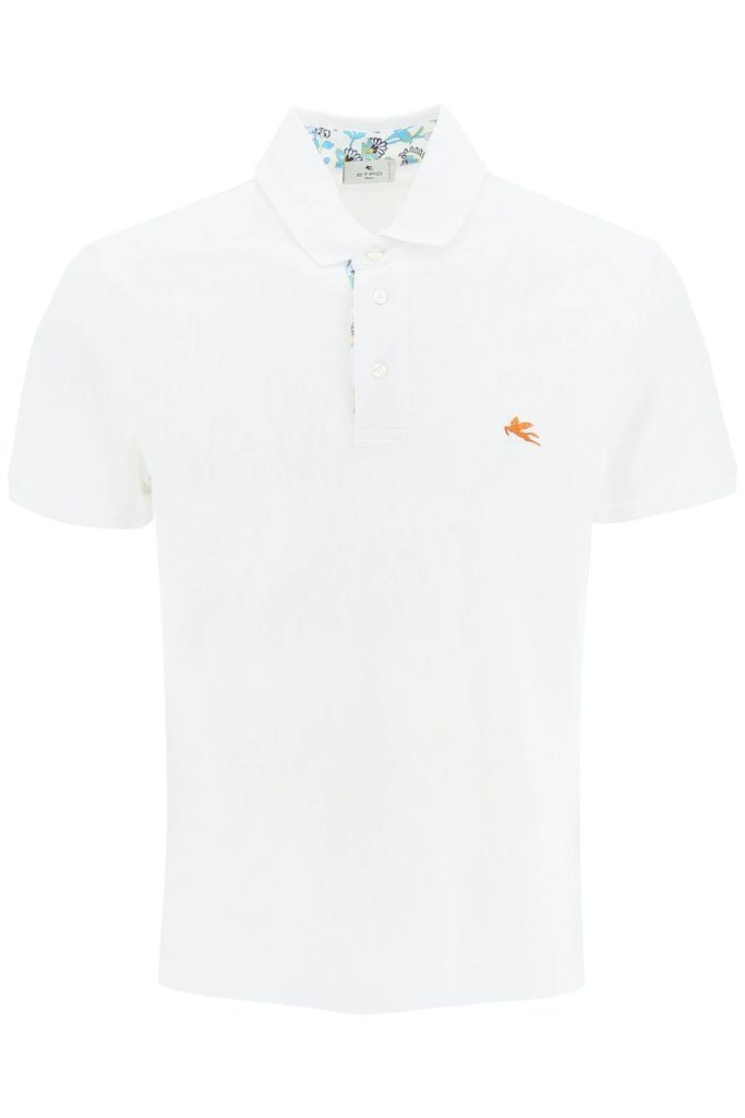 Polo Shirt With Paisley Detail