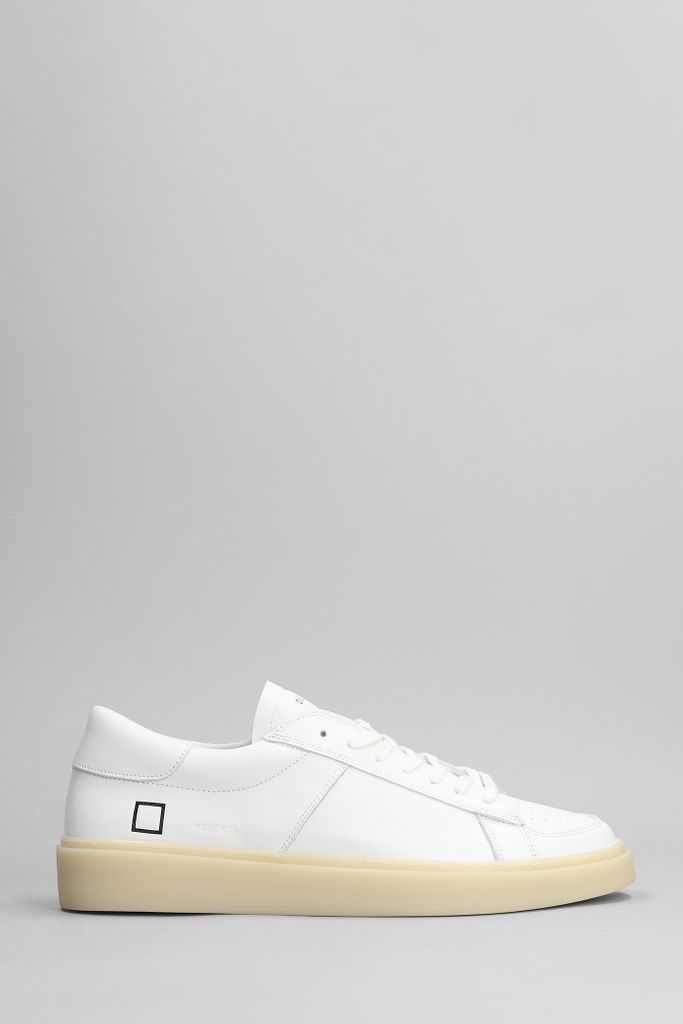 Ponente Sneakers In White Leather