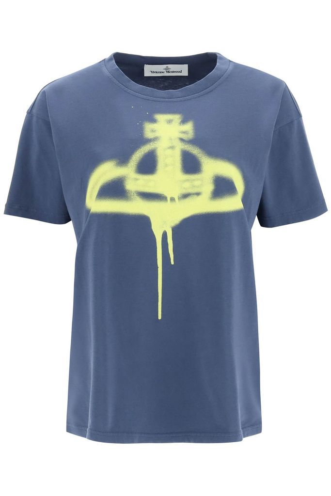 Printed Spray Orb Logo Classic T-Shirt