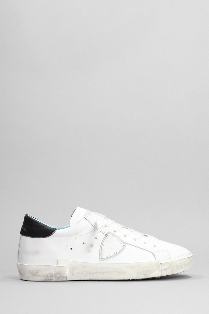 Prsx Sneakers In White Leather