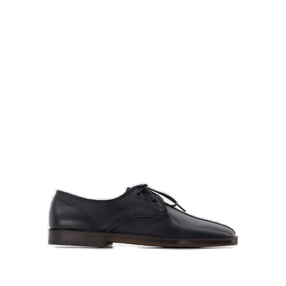 Round Toe Lace-Up Derby Shoes