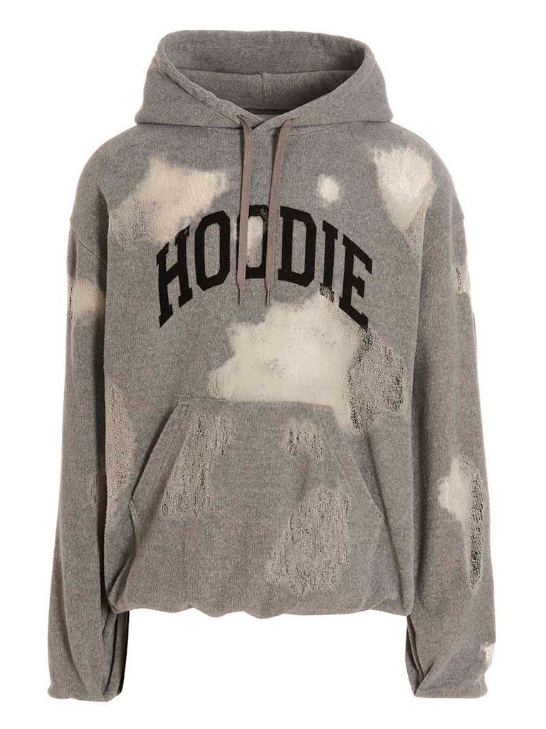 Ripped Off Knit Hoodie