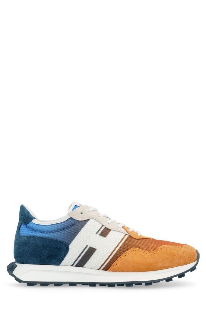 Round Toe Panelled Sneakers