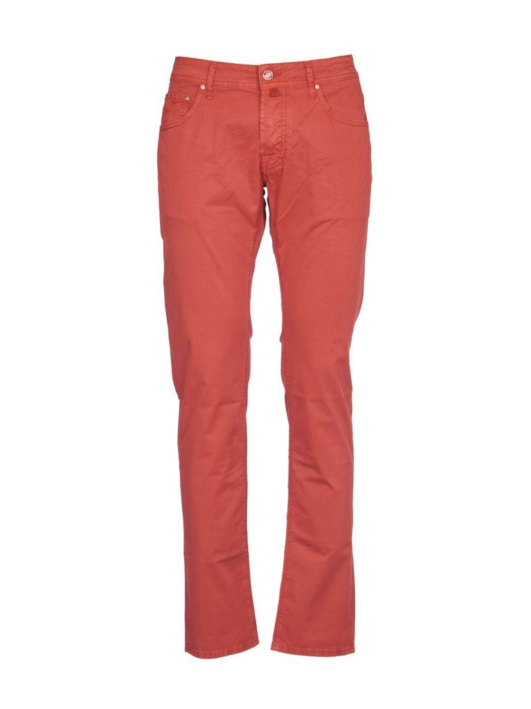 Rust Cotton Trousers