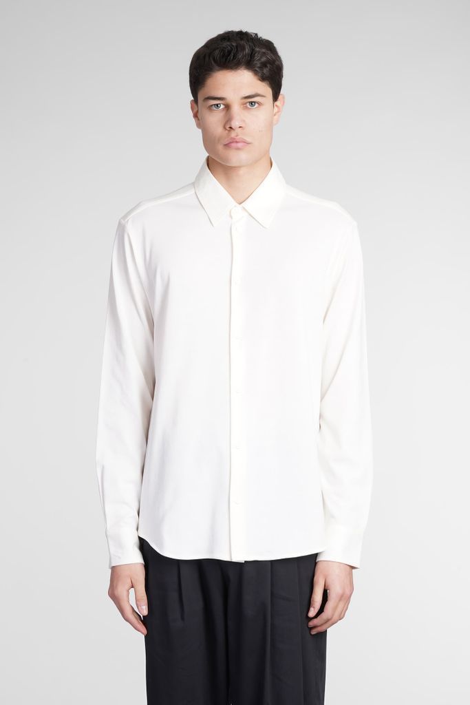 Shirt In White Cotton