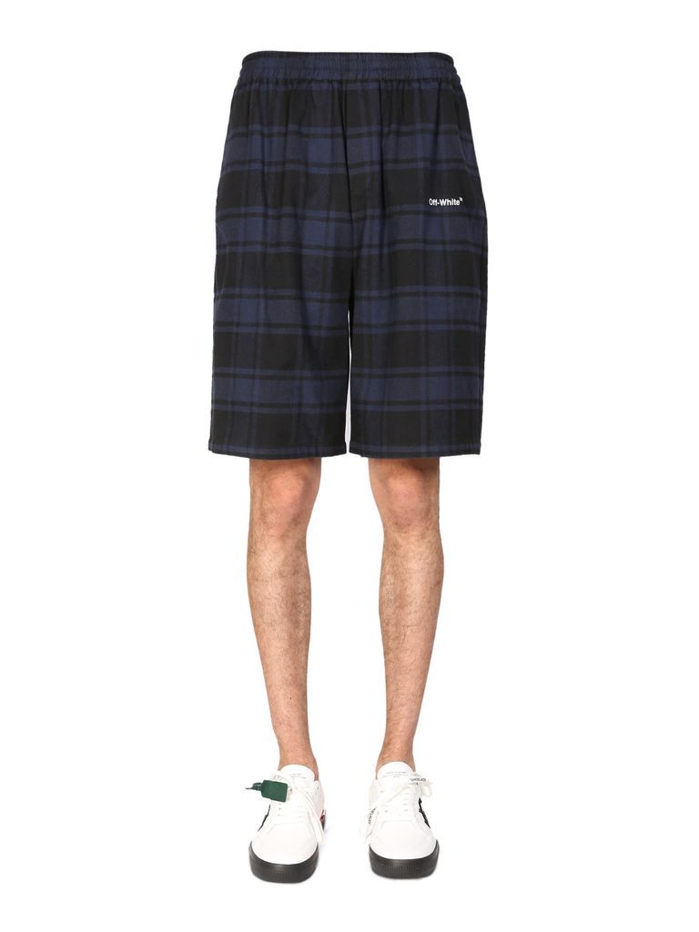 Shorts With Front Logo Print