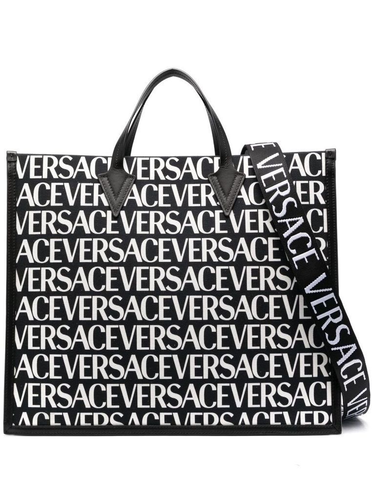 Shopper In Canvas Versace On Repeat