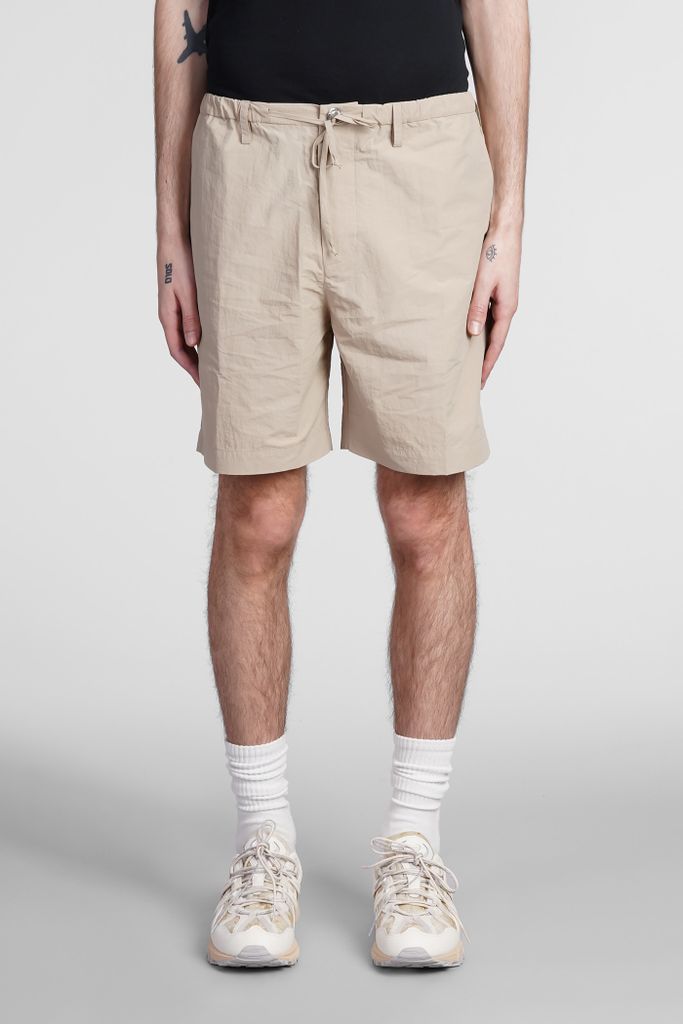 Shorts In Beige Nylon