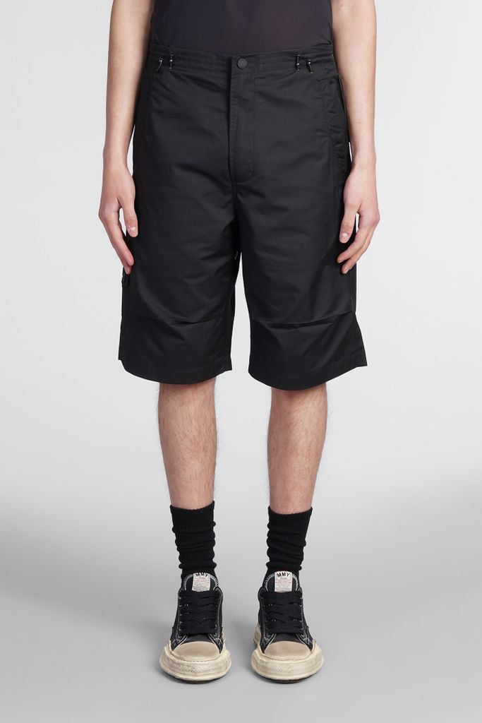 Shorts In Black Cotton